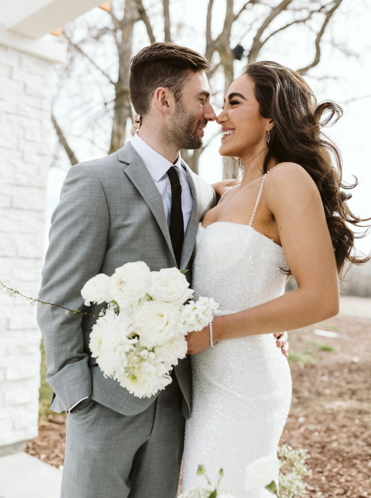 Picture of married couple smiling