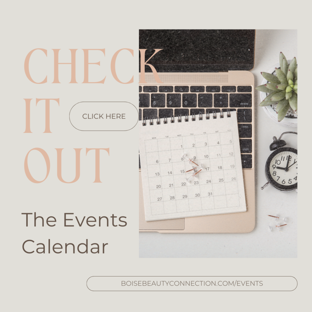 Boise Beauty event calendar